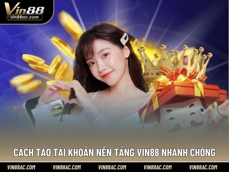 Cách tạo tài khoản nền tảng VIN88 nhanh chóng